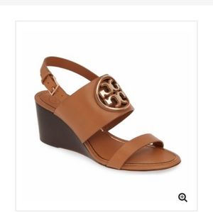Tory Burch Metal Millet 65 MM Wedge